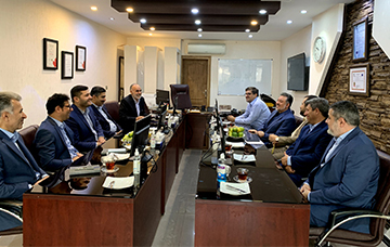 مراسم تودیع و معارفه مدیر عامل جدید شرکت کاشی پارس
