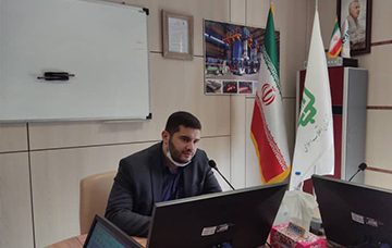 معارفه مهندس یحیوی مدیر حراست شرکت کاشی پارس