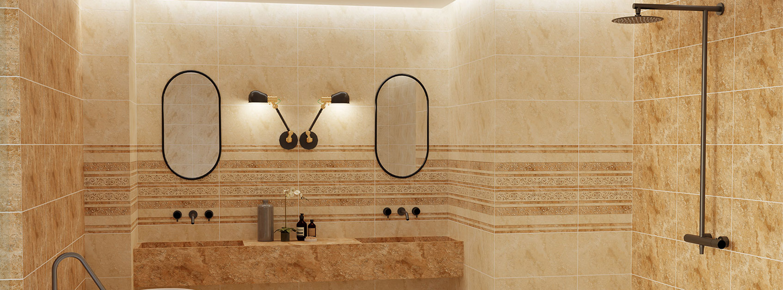 کاشی دیواری طرح آشور