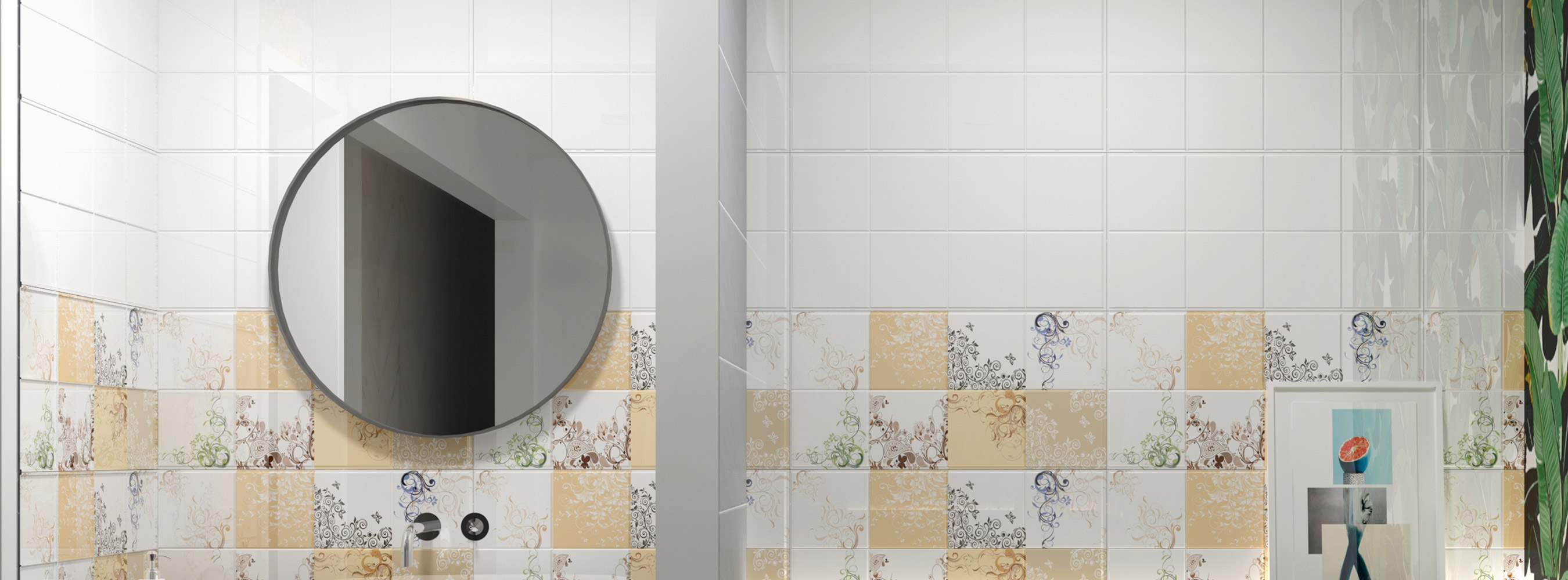 کاشی دیواری طرح آلانیا